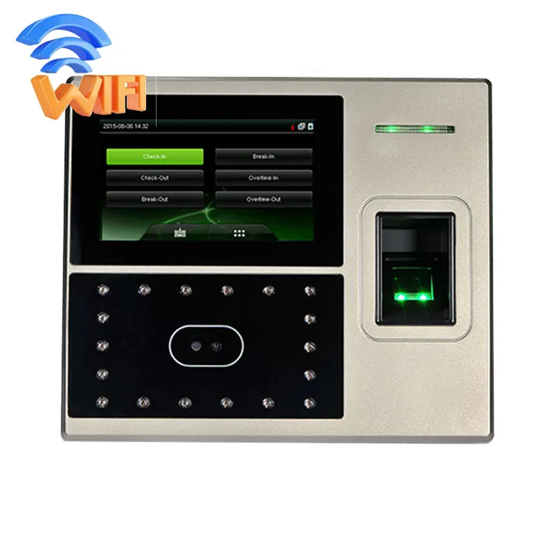 

New Uface800/iface800 TCP/IP Fingerprint Face Attendance Machine Intelligent Linux System Biometric Machine Clock Recorder