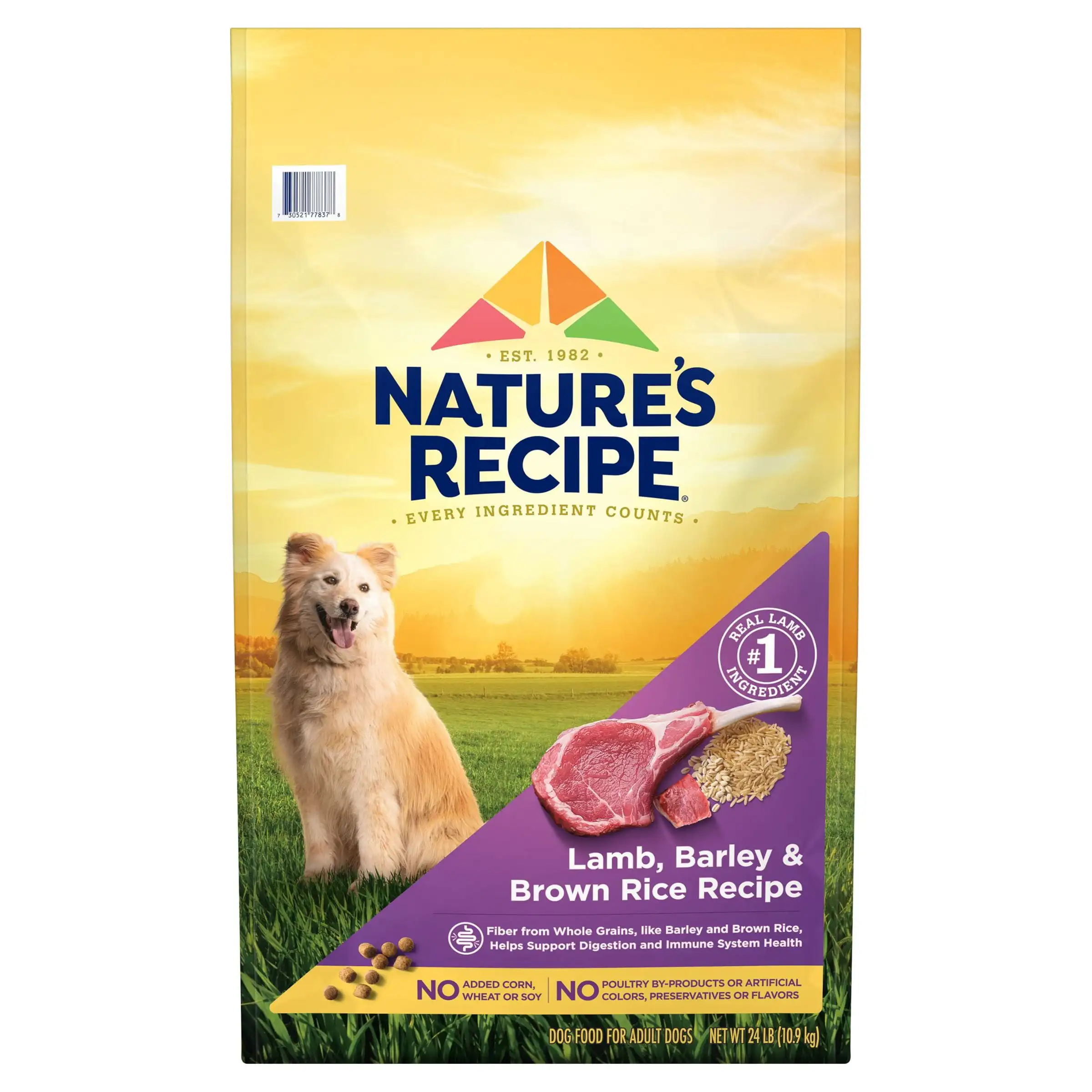 Nature’s Recipe Original Dry Dog Food for Adult Dogs, Lamb & Rice Recipe 24 lb Bag Delicious and nutritious
Nature’s Recipe Original Dry Dog Food for Adult Dogs, Lamb & Rice Recipe 24 lb Bag Delicious and nutritious