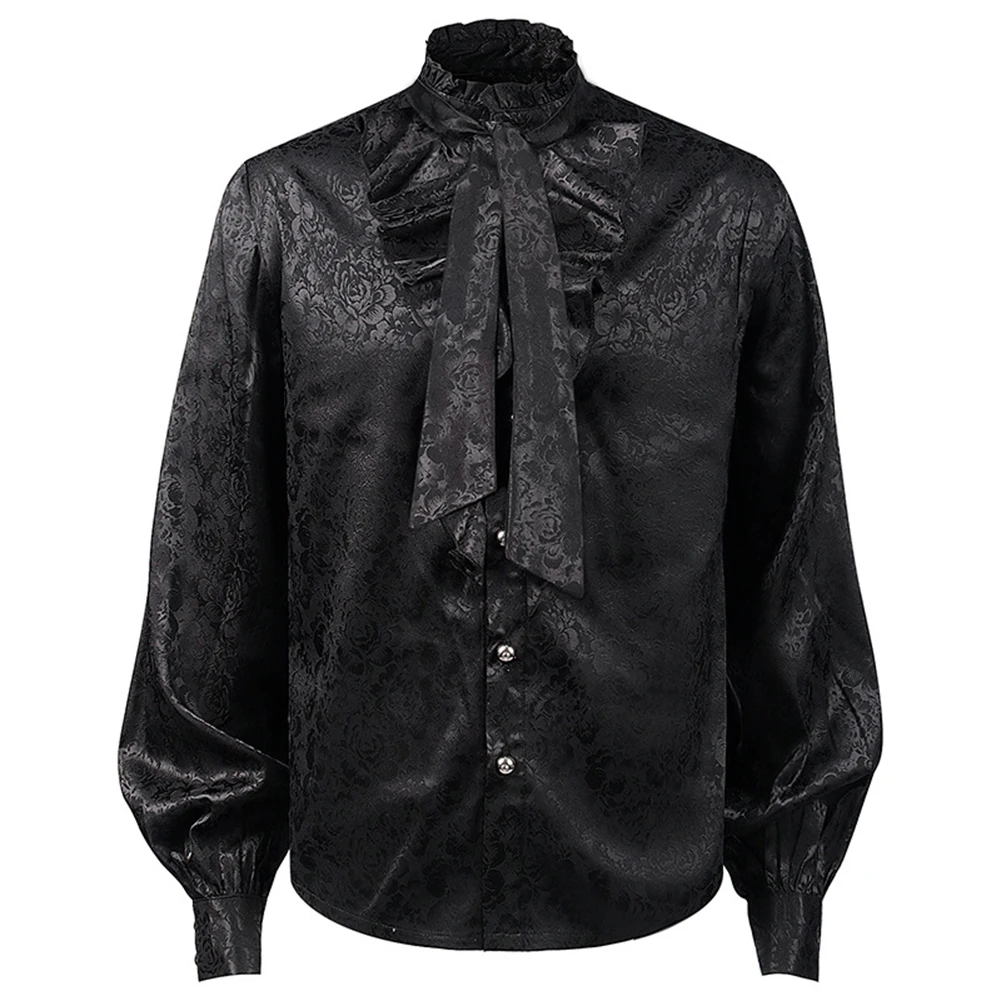 Mens Renaissance Medieval Steampunk Shirts Shiny Renaissance Victorian Steampunk Gothic Ruffle Tops Cosplay Vintage Men Shirts
Mens Renaissance Medieval Steampunk Shirts Shiny Renaissance Victorian Steampunk Gothic Ruffle Tops Cosplay Vintage Men Shirts