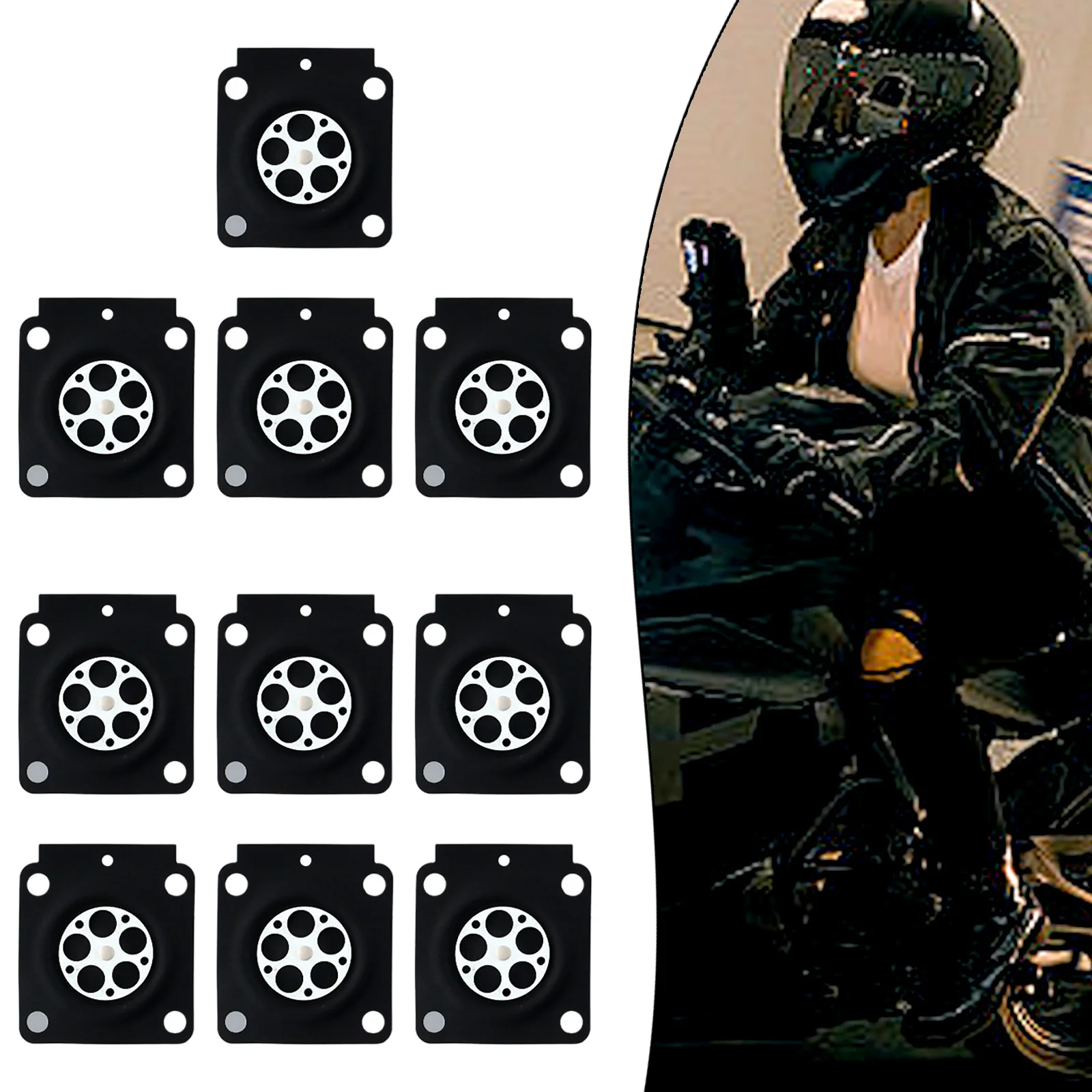 10pc Carburetor Metering Diaphragm For 4314 121 4700 For Zama A015053 C1Q Carb Carburetor Meter Diaphragm Motorcycle Fuel Supply
10pc Carburetor Metering Diaphragm For 4314 121 4700 For Zama A015053 C1Q Carb Carburetor Meter Diaphragm Motorcycle Fuel Supply