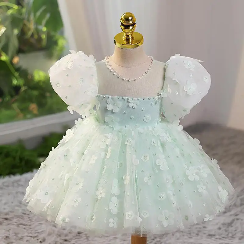Toddler Baby Girls Lace Dresses Kids Flower Beading Wedding Princess Party Tutu Dress Children Birthday Baptism Formal Clothing
Toddler Baby Girls Lace Dresses Kids Flower Beading Wedding Princess Party Tutu Dress Children Birthday Baptism Formal Clothing