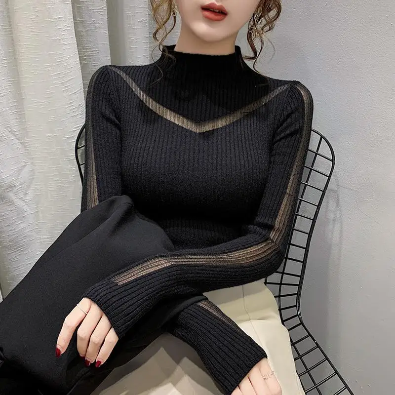 Fashionable Autumn Winter 2023 New Arrival Innerwear Turtleneck V-neck Knit Sweater for Ladies
Fashionable Autumn Winter 2023 New Arrival Innerwear Turtleneck V-neck Knit Sweater for Ladies