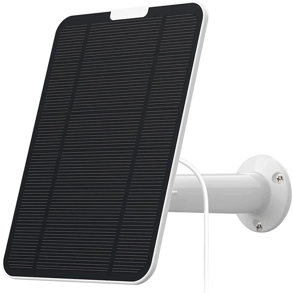 Waterproof Solar Panel 5V 4W Solar Battery Charger 3m/10Ft Cable for Camera 5V Such as Eufy Reolink Zuimimall etc.
Waterproof Solar Panel 5V 4W Solar Battery Charger 3m/10Ft Cable for Camera 5V Such as Eufy Reolink Zuimimall etc.