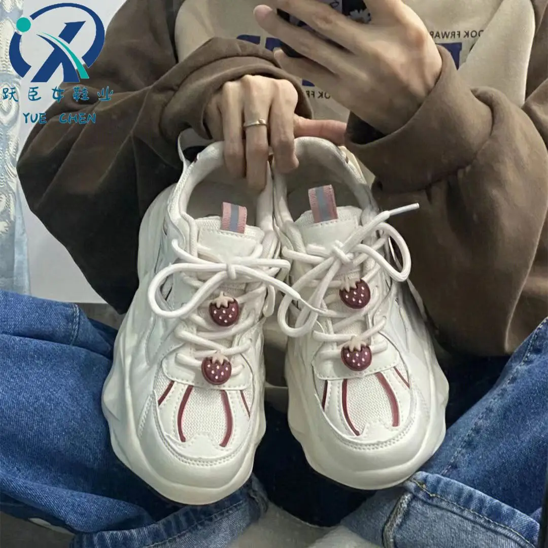 2024 Popular Thick Bottom Increased Strawberry Student Breathable Comfortable Platform Leisure Sports Shoes Women
2024 Popular Thick Bottom Increased Strawberry Student Breathable Comfortable Platform Leisure Sports Shoes Women