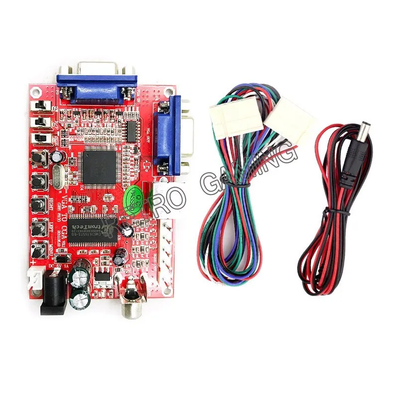 

VGA to CGA/CVBS/S-VIDEO High Definition Converter Arcade Game Video Converter Board for CRT LCD PDP MonitorHot New Arrival