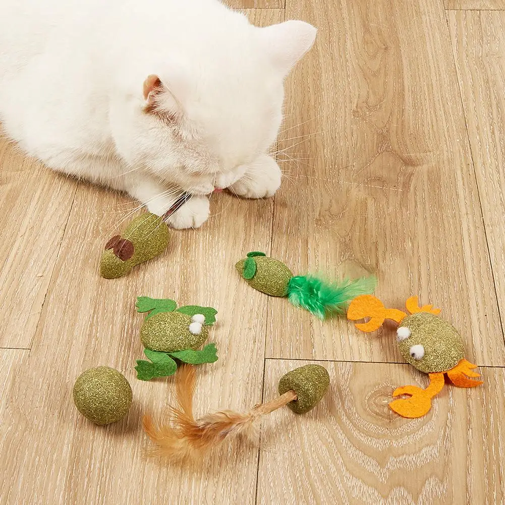Pet Catnip Toys Edible Catnip Ball Healthy Cat Mint Toy Household Products Teeth Supplies Toy Pet Chasing Game Cats Cleanin J9L6
Pet Catnip Toys Edible Catnip Ball Healthy Cat Mint Toy Household Products Teeth Supplies Toy Pet Chasing Game Cats Cleanin J9L6