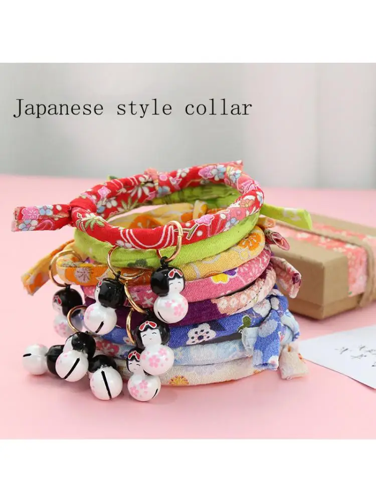 

New cat collar water tone bell length adjustable dog collar cat accessories pet accessories cute cartoon