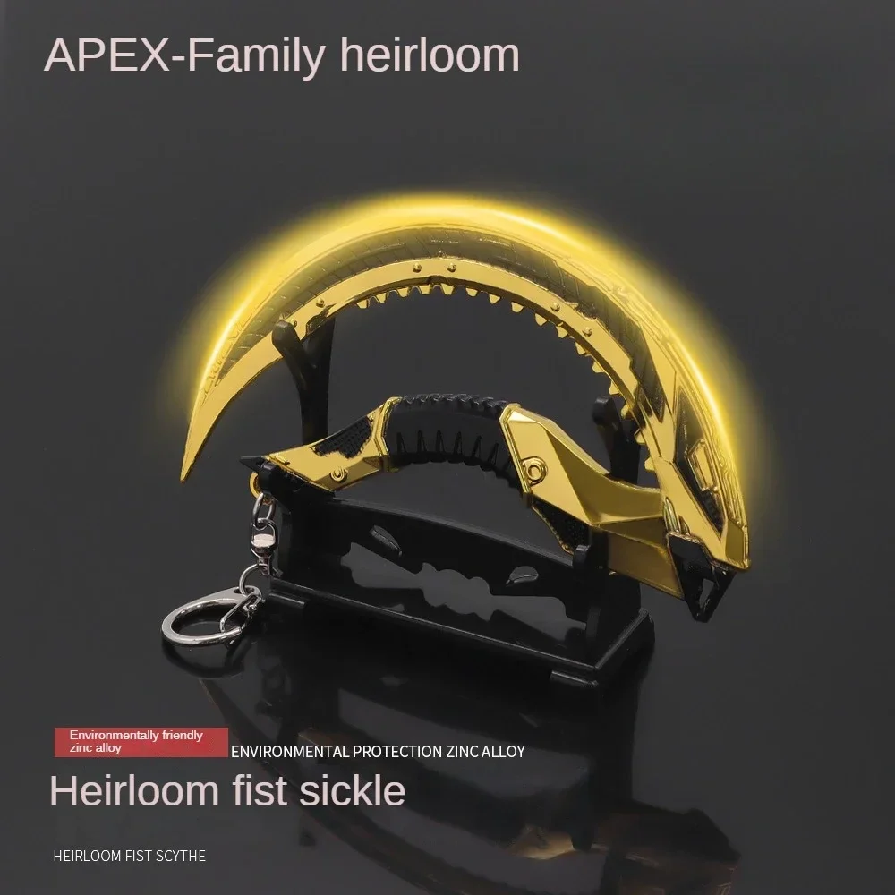 APEX Legends Game Peripheral Heirloom Fist Sickle Weapon Prop Model Keychain 12CM Cosplay Weapon Sword Toys Martial Arts Weapons
APEX Legends Game Peripheral Heirloom Fist Sickle Weapon Prop Model Keychain 12CM Cosplay Weapon Sword Toys Martial Arts Weapons