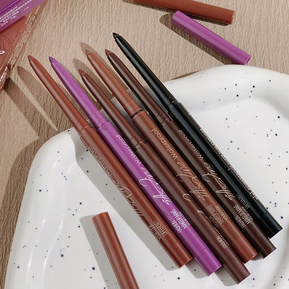 6 Colors Waterproof Eyeliner Gel Pencil Brown Lying Silkworm Pen Soft High Pigment Matte Eyeliner Lasting Shiny Eyes Makeup
6 Colors Waterproof Eyeliner Gel Pencil Brown Lying Silkworm Pen Soft High Pigment Matte Eyeliner Lasting Shiny Eyes Makeup