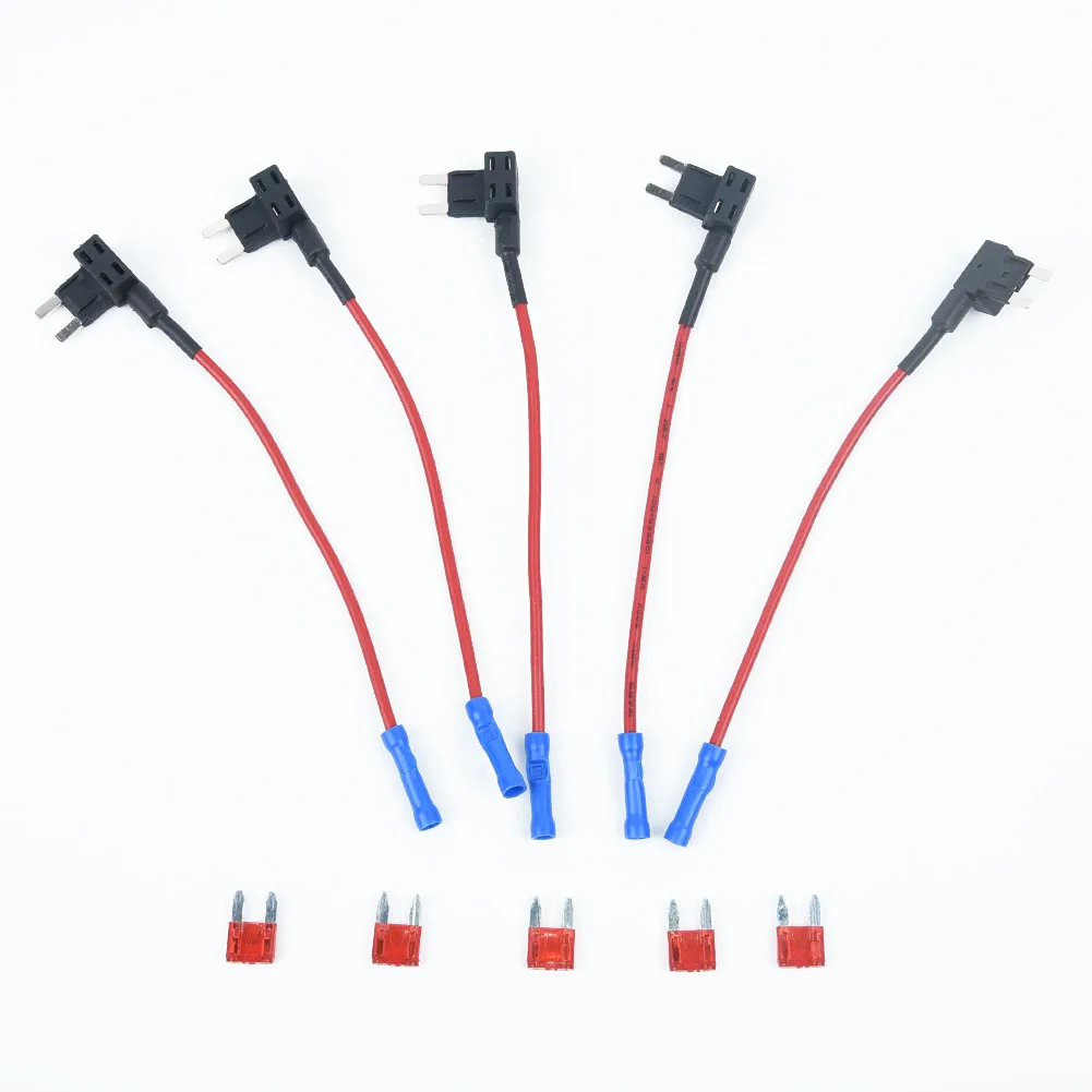 5 Pcs 12V Add A Circuit Mini Blade Fuse Holder Standard ATM APM Piggy Back Fuses Tap Car Fuse Box Fusible Alarm Parts
5 Pcs 12V Add A Circuit Mini Blade Fuse Holder Standard ATM APM Piggy Back Fuses Tap Car Fuse Box Fusible Alarm Parts