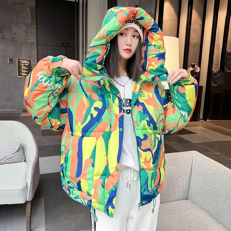2023 New Winter Warm Parker Coat Women Hooded Jacket Fashion Down cotton Thicken Parkas Overcoat Female Loose Korean Bread Coats
2023 New Winter Warm Parker Coat Women Hooded Jacket Fashion Down cotton Thicken Parkas Overcoat Female Loose Korean Bread Coats