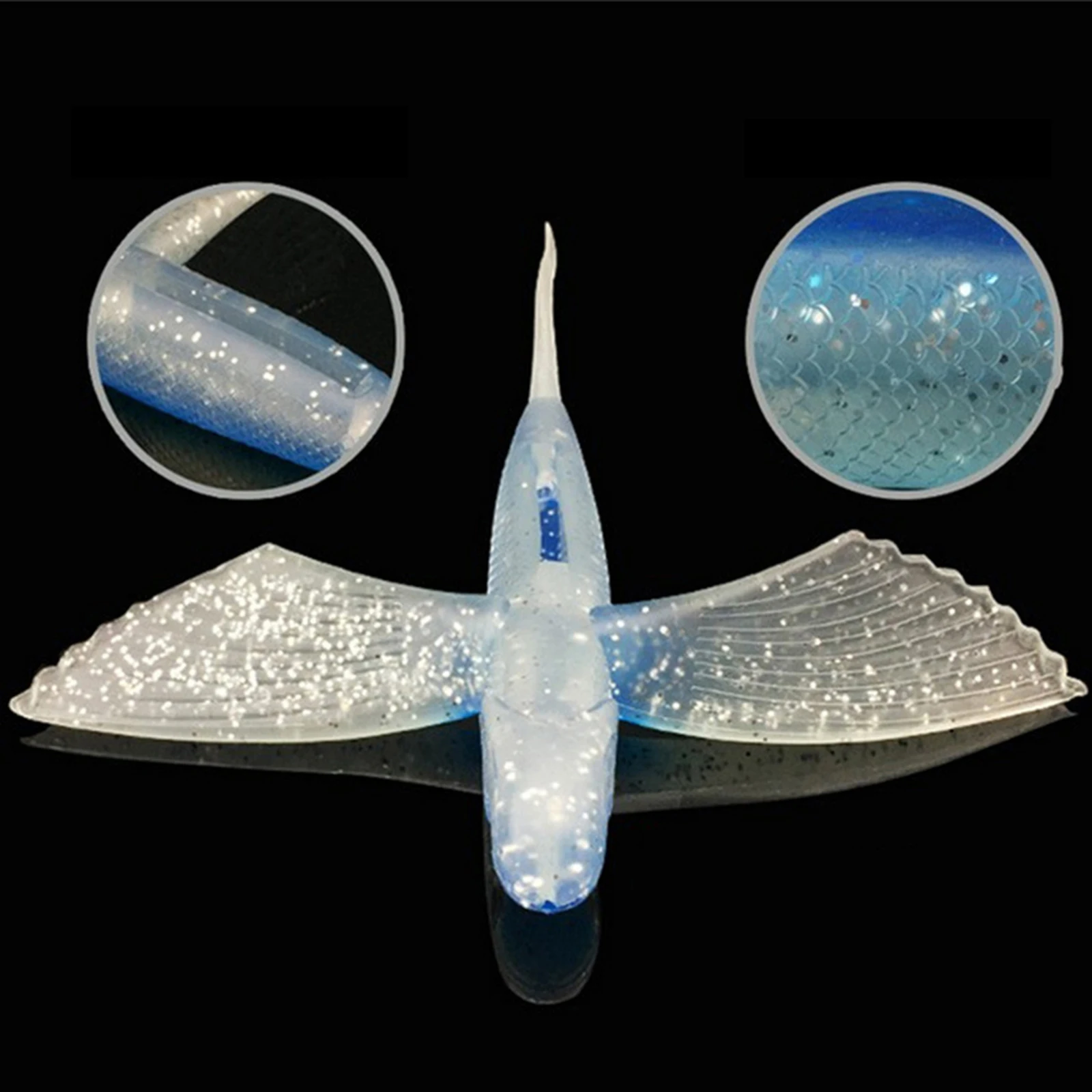 Assortment Fish Lure Bait Soft Tuna Flying PVC Material Waterproof (front) 17 And 21cm Artificial For Kingfish
Assortment Fish Lure Bait Soft Tuna Flying PVC Material Waterproof (front) 17 And 21cm Artificial For Kingfish