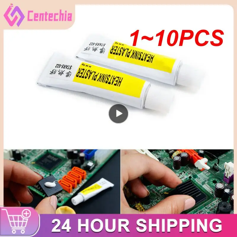 

1~10PCS 5g Thermal Pads Conductive Heatsink Plaster Viscous Adhesive Glue For Chip VGA RAM LED IC Cooler Radiator Cooling