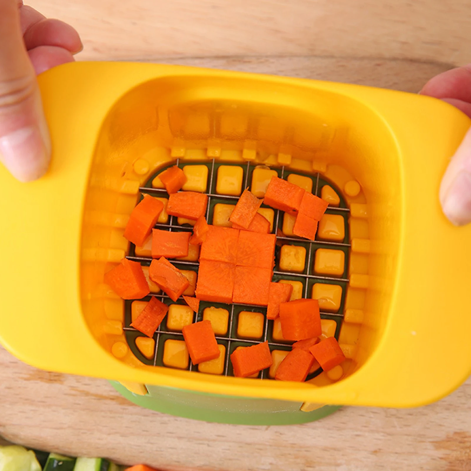 Vegetable Onion Chopper, food grade plastic, Potato Chipper Cooking Hand Tool Fruit Slicer, Kitchen Gadget kitchen gadgets
Vegetable Onion Chopper, food grade plastic, Potato Chipper Cooking Hand Tool Fruit Slicer, Kitchen Gadget kitchen gadgets