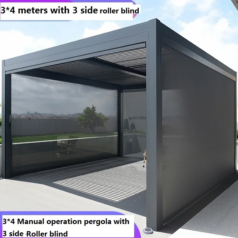 Bioclimatic 3x4 3x3 комплекты жалюзи алюминиевая садовая палатка алюминиевые наружные арки arbours pergolas беседка садовые здания
Bioclimatic 3x4 3x3 комплекты жалюзи алюминиевая садовая палатка алюминиевые наружные арки arbours pergolas беседка садовые здания