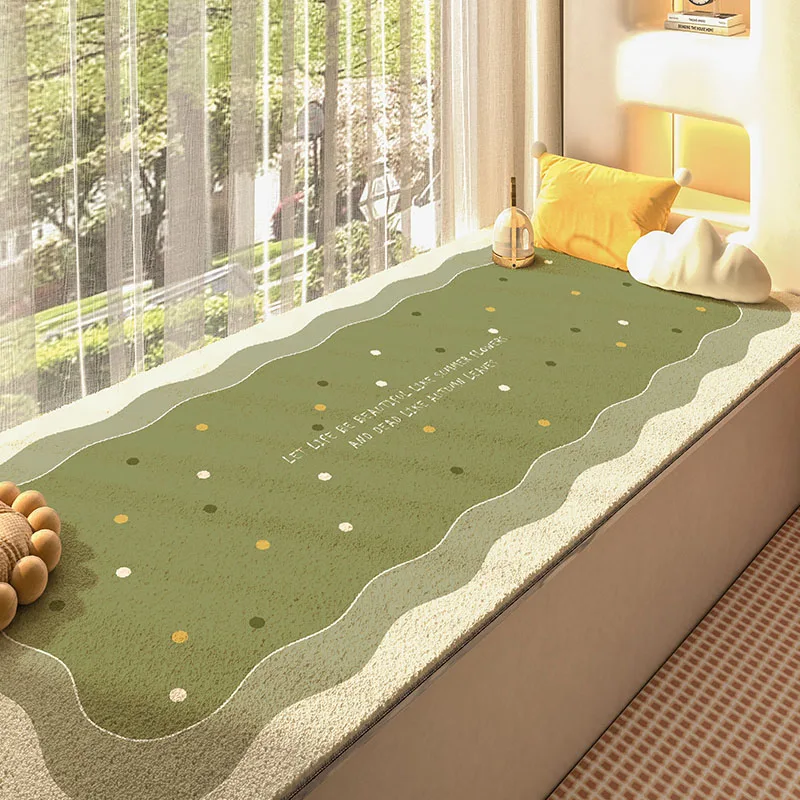 Bay Window Mat Bedroom Home Carpet Bedside Long Strip Soft Shaggy Area Rug Area Rug Thickened Fluffy Plush Windows Seat Cushion
Bay Window Mat Bedroom Home Carpet Bedside Long Strip Soft Shaggy Area Rug Area Rug Thickened Fluffy Plush Windows Seat Cushion