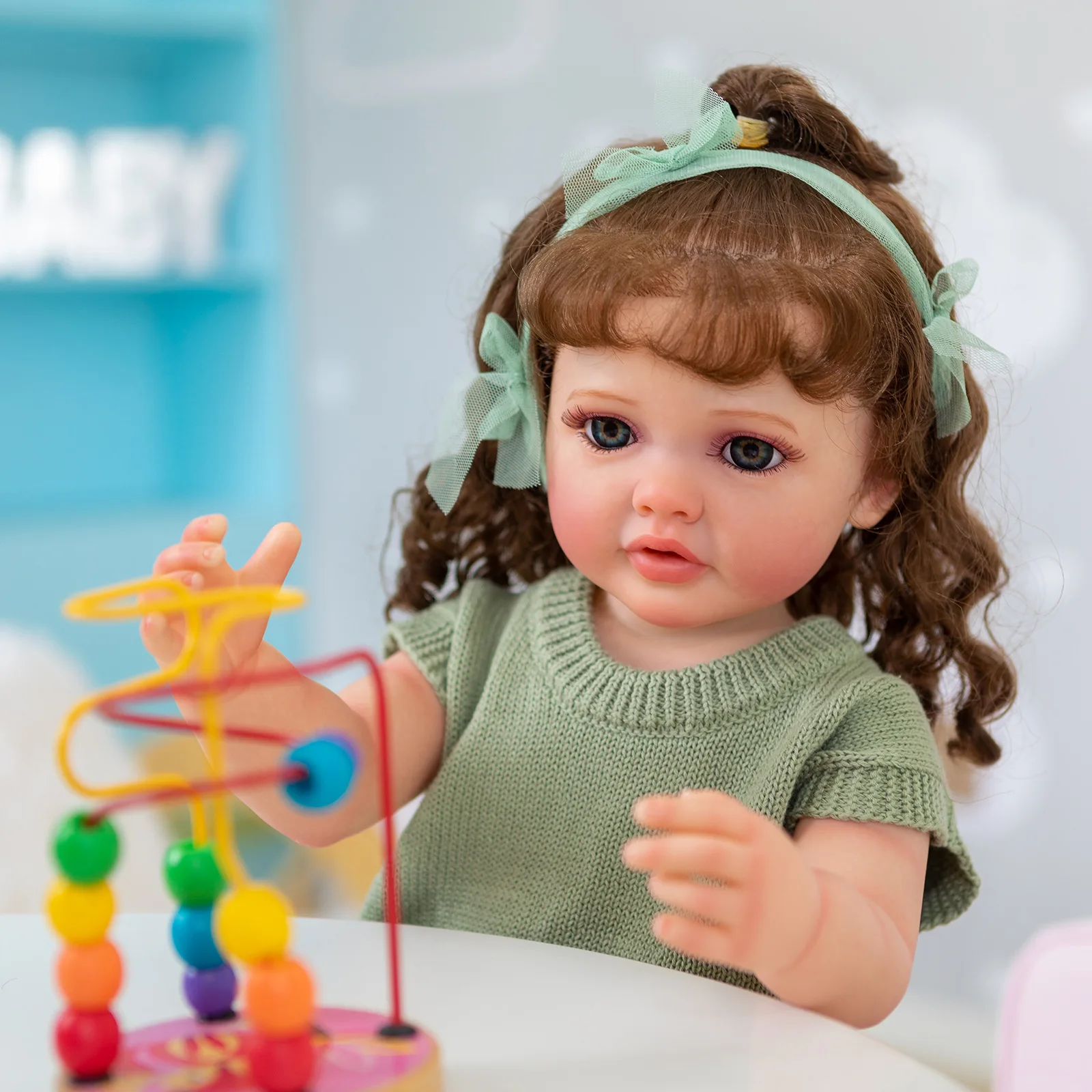 55CM full body soft silicone vinyl Reborn Toddler Girl Betty Pretty Princess lifelike Baby Doll Christmas Gift for Girls
55CM full body soft silicone vinyl Reborn Toddler Girl Betty Pretty Princess lifelike Baby Doll Christmas Gift for Girls