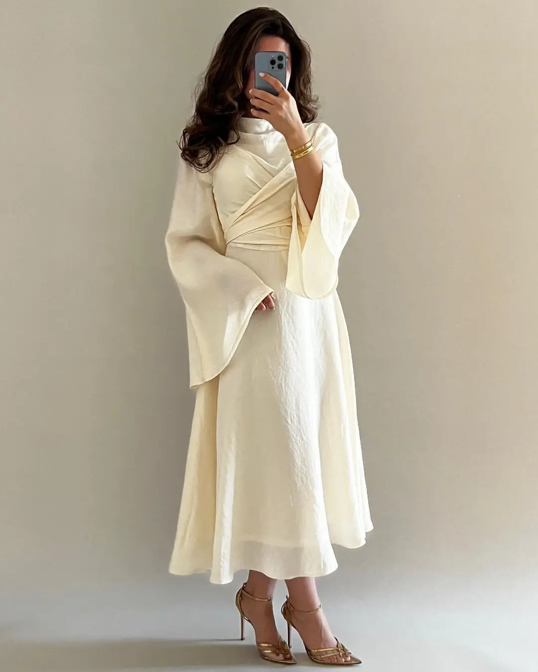 FLORINE TULIRAIN O-neck Full Sleeve White Tea-length Chiffon Zipper Up Wedding Evening Dress Cocktail Prom Gown For Sexy Women
FLORINE TULIRAIN O-neck Full Sleeve White Tea-length Chiffon Zipper Up Wedding Evening Dress Cocktail Prom Gown For Sexy Women