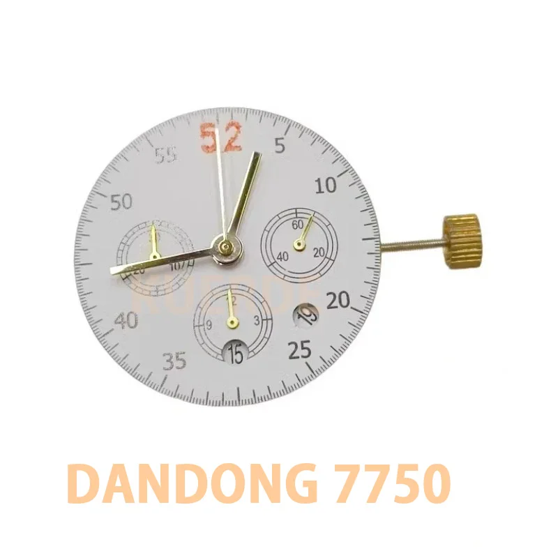 Китайская Механическая флуоресцентная модель Dandong 7750 6-точечный одиночный календарь 3-точечные секундные часы движущиеся аксессуары
Китайская Механическая флуоресцентная модель Dandong 7750 6-точечный одиночный календарь 3-точечные секундные часы движущиеся аксессуары