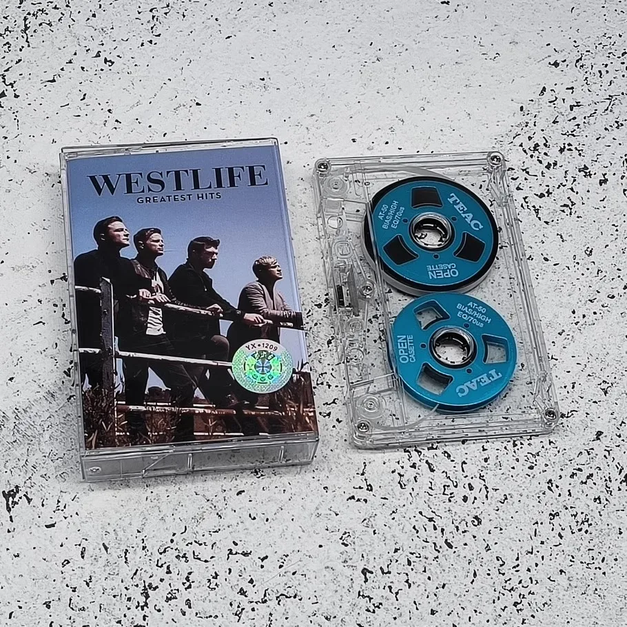 

Музыкальная магнитная лента Westlife в стиле ретро, альбомы с большими хитом, металлические CD-кассеты для косплея, автомобильный рекордер Walkman, звуковые треки, подарочная коробка
