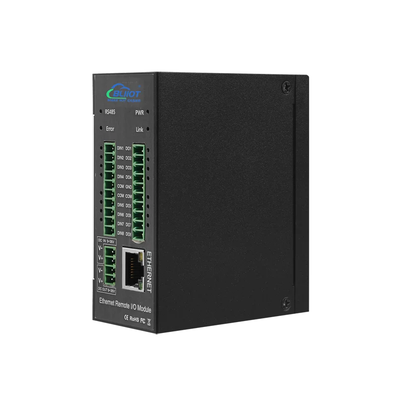 2DI 2DO 2AI Modbus TCP MQTT дистанционный модуль ввода-вывода для сбора промышленных данных
2DI 2DO 2AI Modbus TCP MQTT дистанционный модуль ввода-вывода для сбора промышленных данных