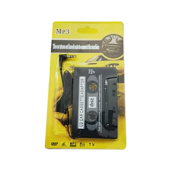 고품질 자동차 MP3 MP4 카세트 테이프 어댑터, 휴대폰 오디오 변환기, 자동차 테이프 변환기, 아이팟 MP3 CD DVD 플레이어용