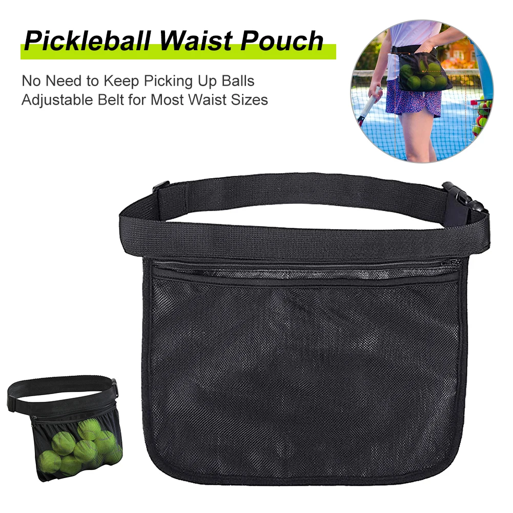 Tennis Ball Holder Pickleball Waist Pouch Large Zipper Mesh Bag Adjustable Band Hip Bag Ball Carrier for Outdoor Sport Men Women
Tennis Ball Holder Pickleball Waist Pouch Large Zipper Mesh Bag Adjustable Band Hip Bag Ball Carrier for Outdoor Sport Men Women