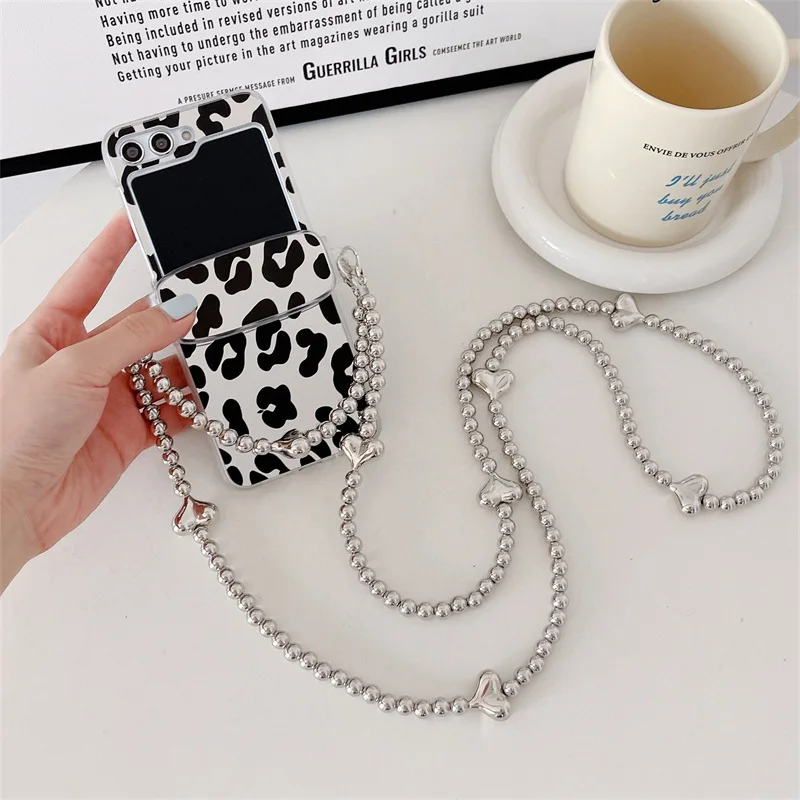 Leopard Strap Phone Case for Samsung Galaxy Z Flip 3 Z Flip 4 Z Flip 5 Hard PC Back Cover for ZFlip5 Case Shell
Leopard Strap Phone Case for Samsung Galaxy Z Flip 3 Z Flip 4 Z Flip 5 Hard PC Back Cover for ZFlip5 Case Shell