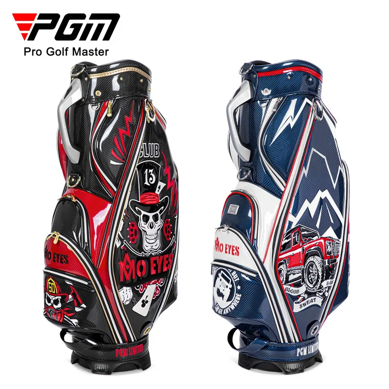 PGM MOO EYES Stylish Punk Golf Bag for Men Standard Golf Bagpack Hold 13pcs Golf Clubs Bags 3D Embroidered Skull Truck Pattern
PGM MOO EYES Stylish Punk Golf Bag for Men Standard Golf Bagpack Hold 13pcs Golf Clubs Bags 3D Embroidered Skull Truck Pattern