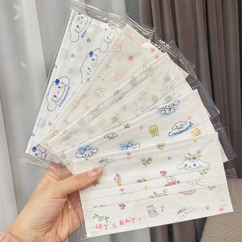 10 шт. Sanrio Cinnamoroll милые цветы для взрослых одноразовая защита от пыли безопасная дышащая мультяшная искусственная кожа аниме
10 шт. Sanrio Cinnamoroll милые цветы для взрослых одноразовая защита от пыли безопасная дышащая мультяшная искусственная кожа аниме