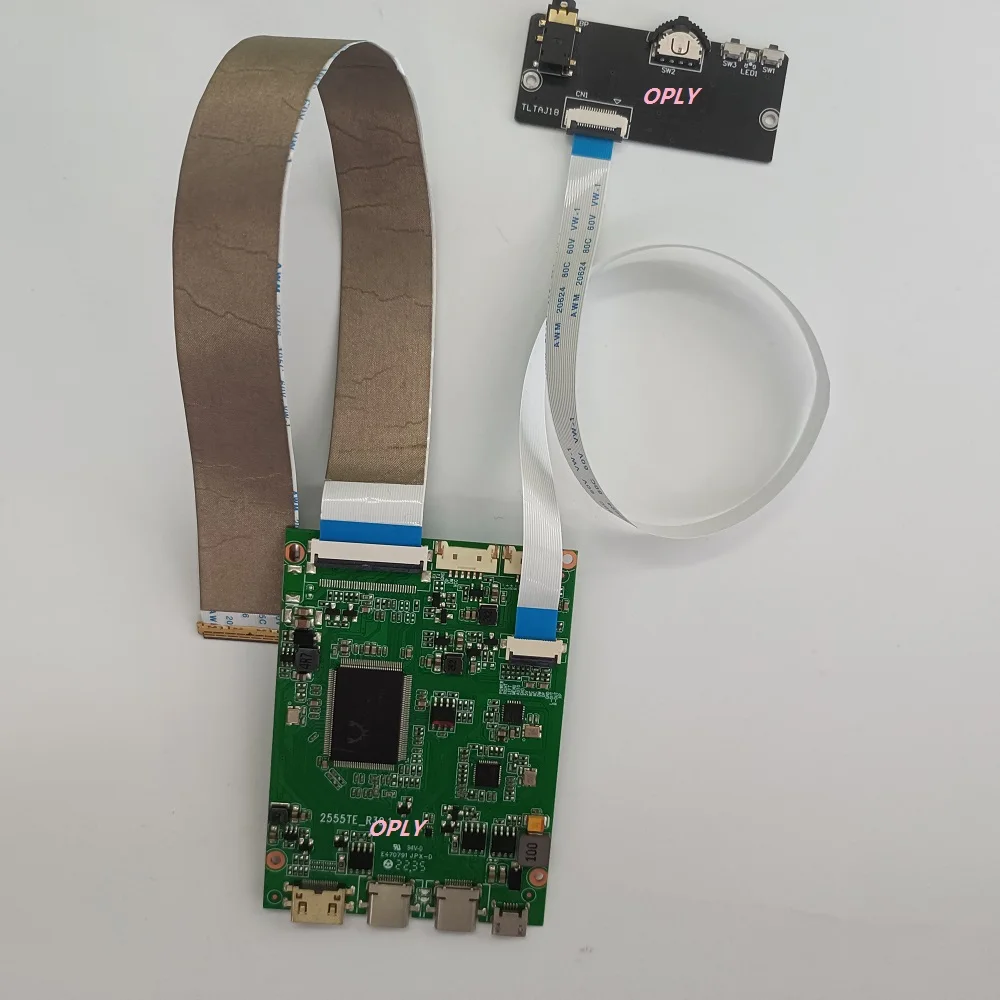 EDP Controller board kit for NV140FHB-T06 NV140FHM-A20 NV150FHB-T30 1920X1080 panel Mini HDMI-compatible Type-C Micro USB LED
EDP Controller board kit for NV140FHB-T06 NV140FHM-A20 NV150FHB-T30 1920X1080 panel Mini HDMI-compatible Type-C Micro USB LED