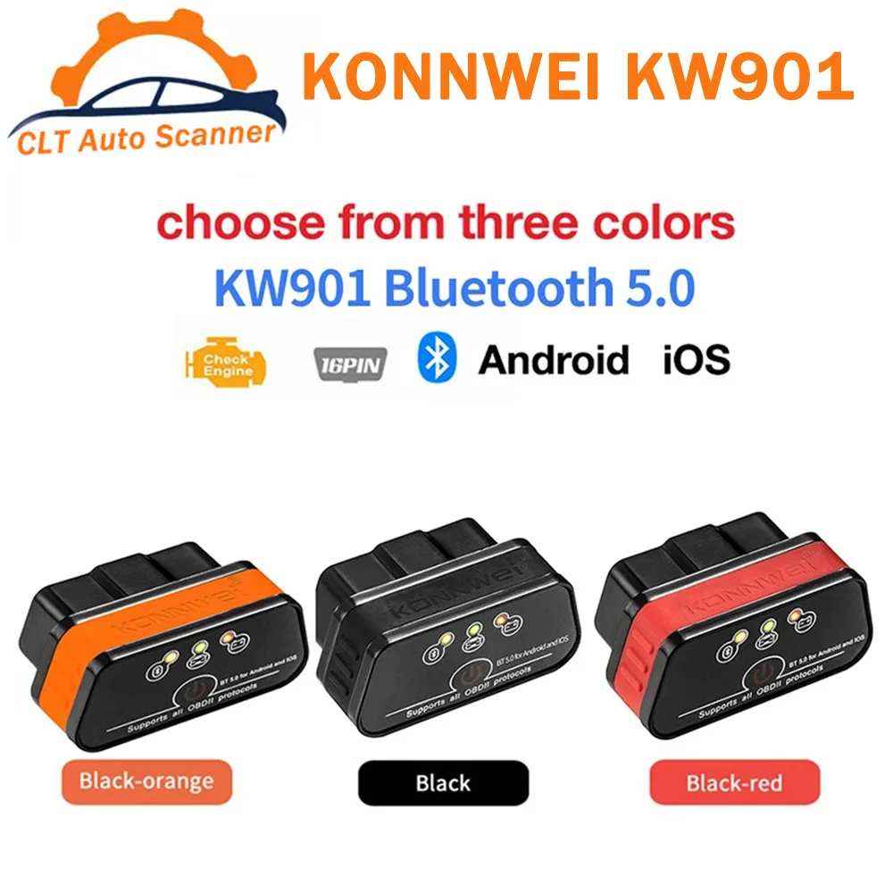 KONNWEI KW90 V1.5 PIC18f25k80 Chip Bluetooth 5.0 For Android/IOS Support ALL OBDII Protocols Car Engine Fault Diagnostic Tester
KONNWEI KW90 V1.5 PIC18f25k80 Chip Bluetooth 5.0 For Android/IOS Support ALL OBDII Protocols Car Engine Fault Diagnostic Tester