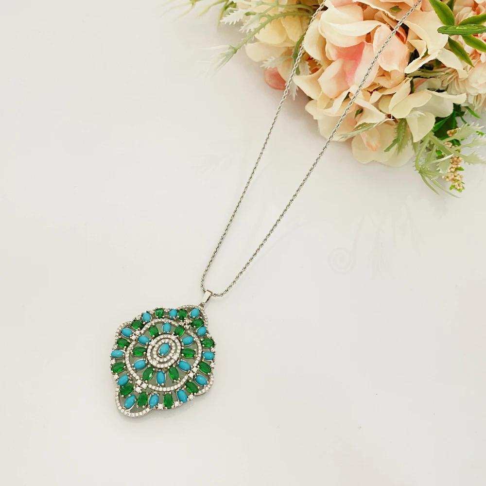 Vintage Turquoise Copper-Plated Zircon Jewelry Set for Women,Dazzling Gift for Birthday Wedding Christmas Valentine’s Day 2 Mallzona S2cffcbcdf6bc48ffa9785a91b1a6a53dD Vintage Turquoise Copper-Plated Zircon Jewelry Set for Women,Dazzling Gift for Birthday Wedding Christmas Valentine’s Day Mallzona