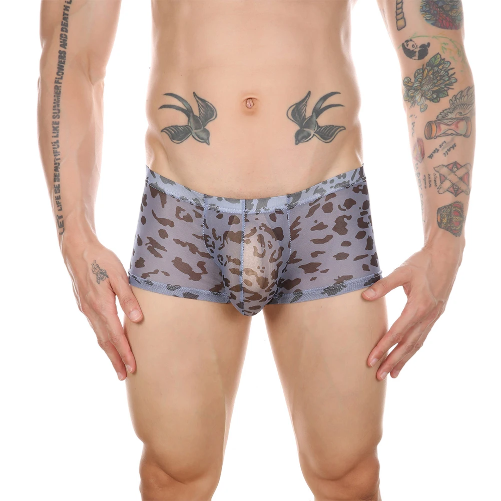 Sexy Men See-through Boxer Thin Sheer Briefs Elasticity Mesh Bugle Pouch Underwear Low Rise Panties Breathable Lingerie
Sexy Men See-through Boxer Thin Sheer Briefs Elasticity Mesh Bugle Pouch Underwear Low Rise Panties Breathable Lingerie