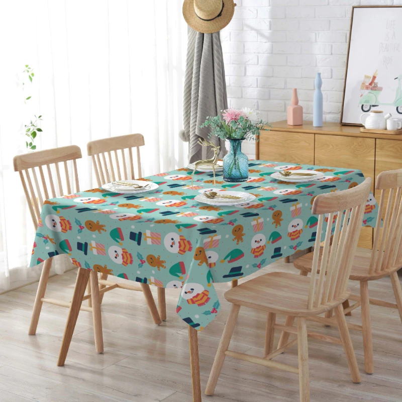 Christmas Snowman Printed Tablecloth Dining Table Waterproof Oilproof Cloth Party Decoration and Dustproof Cloth Multi-purpose
Christmas Snowman Printed Tablecloth Dining Table Waterproof Oilproof Cloth Party Decoration and Dustproof Cloth Multi-purpose