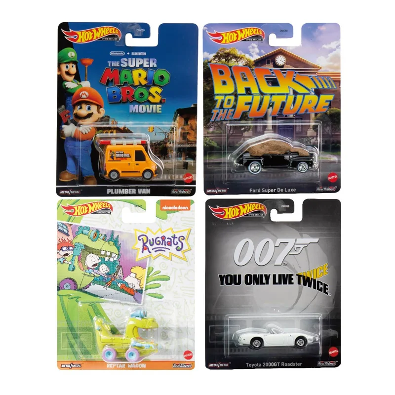 HOT WHEELS PLUMBER VAN "Back To The Future" Ford Convertible "007 Thunder Valley" Toyota 2000gT 1/64 Scale Die-Cast Model Car
HOT WHEELS PLUMBER VAN "Back To The Future" Ford Convertible "007 Thunder Valley" Toyota 2000gT 1/64 Scale Die-Cast Model Car