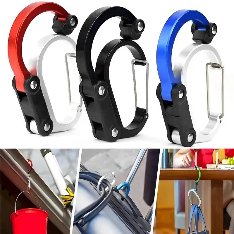 Hybrid Gear Clip Carabiner 360 Rotating Hook Clip Non-Locking D-Type Strong Clips for Camping Fishing Hiking Travel Backpack Out
Hybrid Gear Clip Carabiner 360 Rotating Hook Clip Non-Locking D-Type Strong Clips for Camping Fishing Hiking Travel Backpack Out