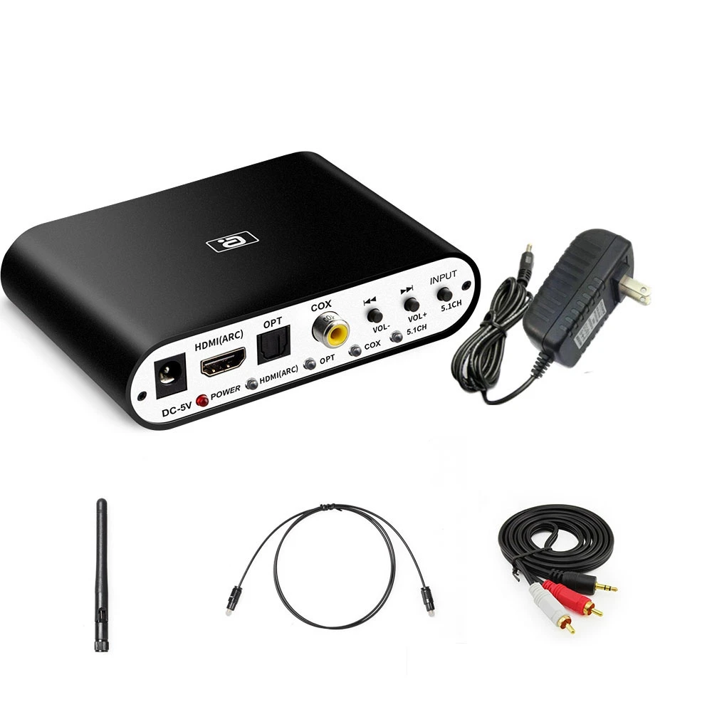 DA615H 5.1CH o декодер Bluetooth 5,0 приемник DAC беспроводной o адаптер оптический коаксиальный U Play ARC DAC DTS US вилка
DA615H 5.1CH o декодер Bluetooth 5,0 приемник DAC беспроводной o адаптер оптический коаксиальный U Play ARC DAC DTS US вилка