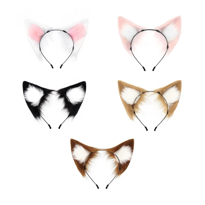Plush Foxes Ear Shape Hair Hoop Woman Teenagers Makeup Headband for Easter Halloween Carnivals Cosplay Hair Accessories
Plush Foxes Ear Shape Hair Hoop Woman Teenagers Makeup Headband for Easter Halloween Carnivals Cosplay Hair Accessories