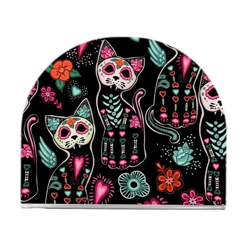 Акриловый держатель для салфеток, U-образная стандартная стойка для бумаги, с рисунком черепа, кошки, диспенсер для бумажных полотенец, коробка для хранения для рабочего стола, журнального столика
Акриловый держатель для салфеток, U-образная стандартная стойка для бумаги, с рисунком черепа, кошки, диспенсер для бумажных полотенец, коробка для хранения для рабочего стола, журнального столика