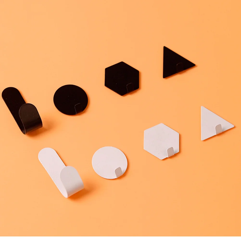 Self Adhesive Hooks Creative Geometric Wall Mount Hooks Durable Punch Free Towel Hangers for Bathroom Living Room(Black)
Self Adhesive Hooks Creative Geometric Wall Mount Hooks Durable Punch Free Towel Hangers for Bathroom Living Room(Black)