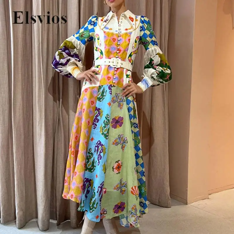 Commuting Casual Long Sleeve Maxi Dress Elegant Women Lapel Button Long Shirt Dress Fashion Cartoon Print Loose Hem Beach Dress
Commuting Casual Long Sleeve Maxi Dress Elegant Women Lapel Button Long Shirt Dress Fashion Cartoon Print Loose Hem Beach Dress
