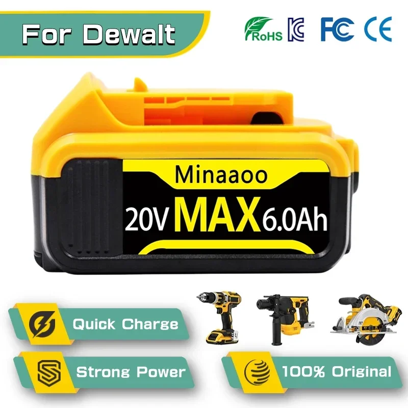 100% Original 20V 12Ah Replacement Lithium Battery for DeWalt MAX DCB205 DCB201 DCB203 power tool
100% Original 20V 12Ah Replacement Lithium Battery for DeWalt MAX DCB205 DCB201 DCB203 power tool