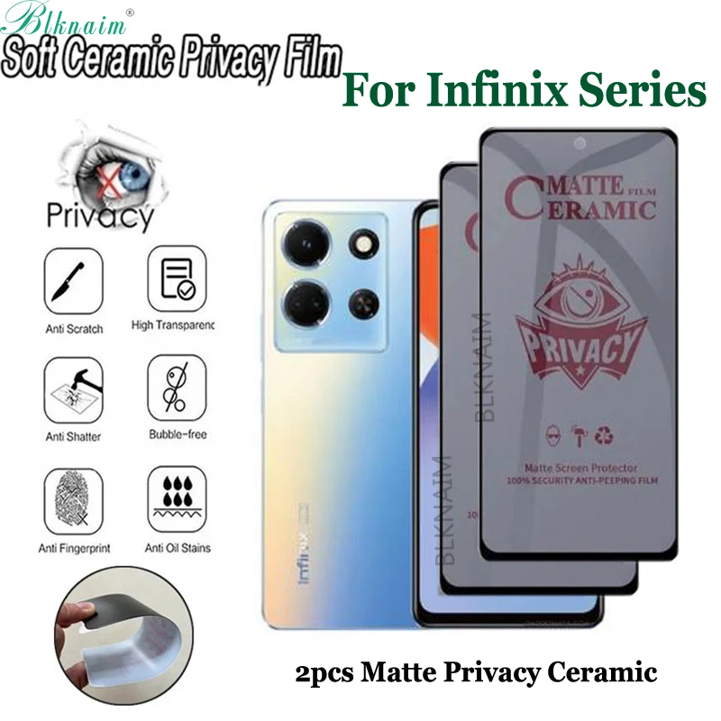 Матовая керамическая защитная пленка BLKNAIM для дисплея infinix Note 30 VIP 30 Hot 30 20 Play Pova 5 4 Neo 3 Camon 20, антишпионская пленка
Матовая керамическая защитная пленка BLKNAIM для дисплея infinix Note 30 VIP 30 Hot 30 20 Play Pova 5 4 Neo 3 Camon 20, антишпионская пленка