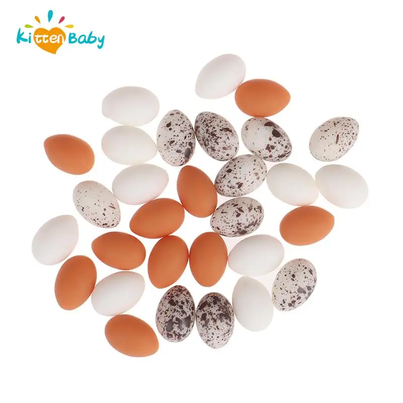 

Wholesale 10pcs Dollhouse Miniature Simulation 1/12 Scale Eggs Food Model Pretend Play Kitchen Doll Food Accessories Toys