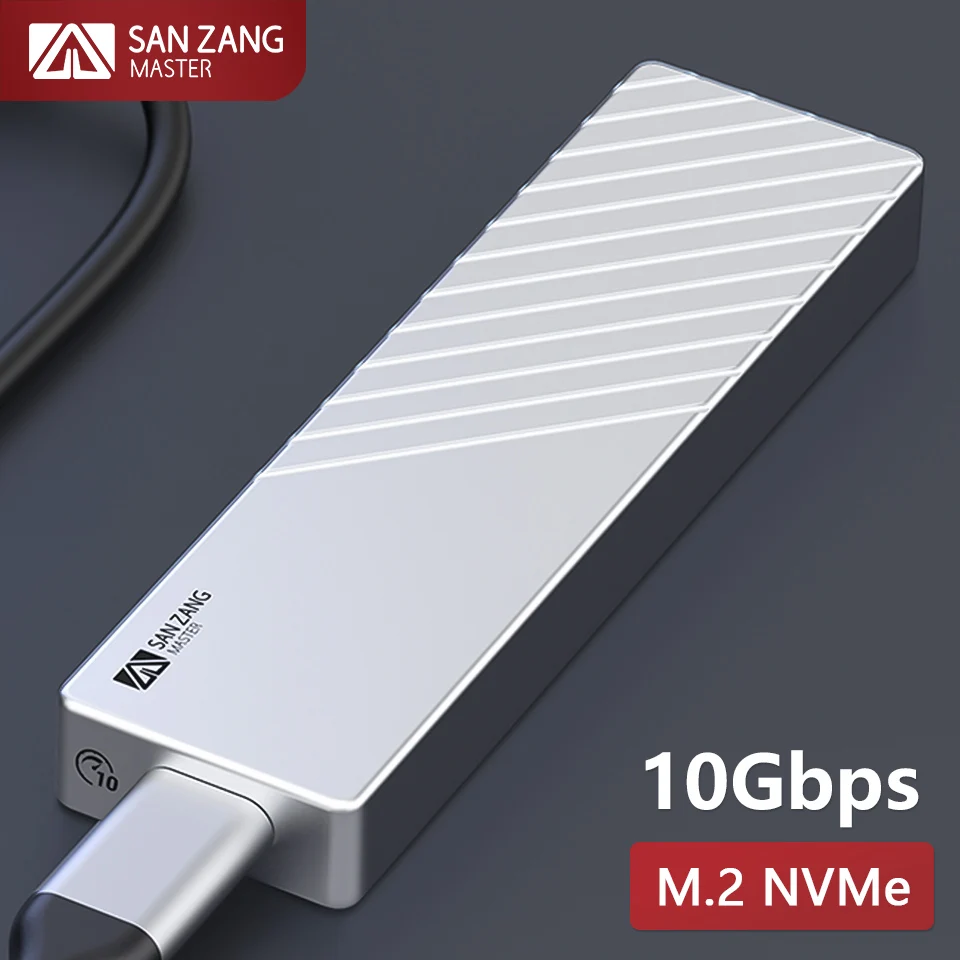 SANZANG M.2 NVMe SSD Hard Disk Storage Box USB 3.2 Gen2 Type C Pcle M-Key Solid State Drive Enclosure HD External Case Cover 3.0
SANZANG M.2 NVMe SSD Hard Disk Storage Box USB 3.2 Gen2 Type C Pcle M-Key Solid State Drive Enclosure HD External Case Cover 3.0