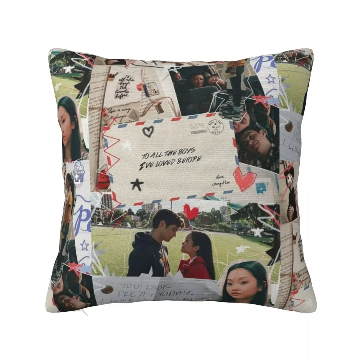 

You look pretty today. (To all the boys I've loved before) Throw Pillow Pillowcases For Pillows Anime