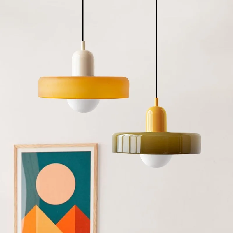 Modern Color Makaron Bedroom Bedside led light Small Glass Ceiling chandelier Kitchen dining table Lamps for room home-appliance
Modern Color Makaron Bedroom Bedside led light Small Glass Ceiling chandelier Kitchen dining table Lamps for room home-appliance
