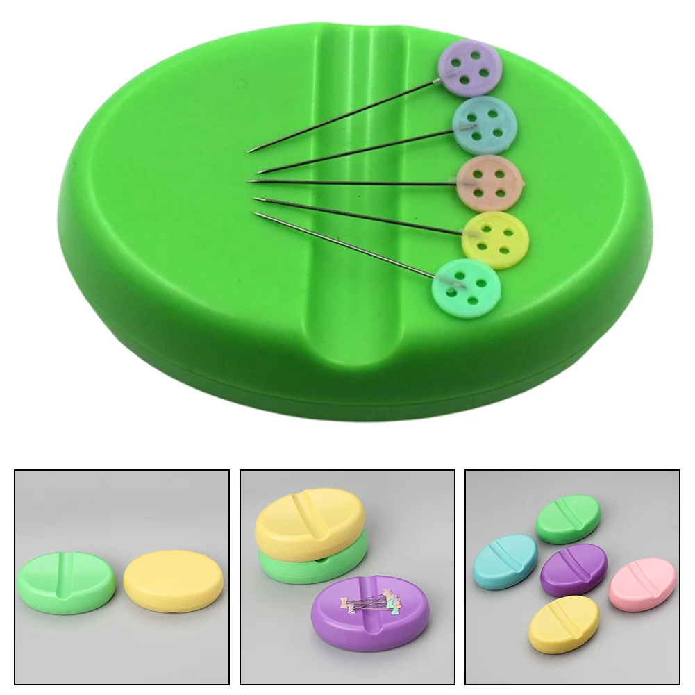 Home Useful DIY Oval Round Shape Magnetic Needle Pin Cushion Pincushion Box Suction Needle Box DIY Sewing Tool Accessories
Home Useful DIY Oval Round Shape Magnetic Needle Pin Cushion Pincushion Box Suction Needle Box DIY Sewing Tool Accessories