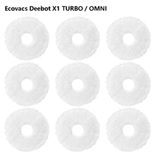 For ECOVACS DEEBOT X1 TURBO X1 OMNI TURBO Robot Vacuum Cleaner Washable Mop Cloth Rotating Cloth Mop Pad Replacement Spare Parts
For ECOVACS DEEBOT X1 TURBO X1 OMNI TURBO Robot Vacuum Cleaner Washable Mop Cloth Rotating Cloth Mop Pad Replacement Spare Parts
